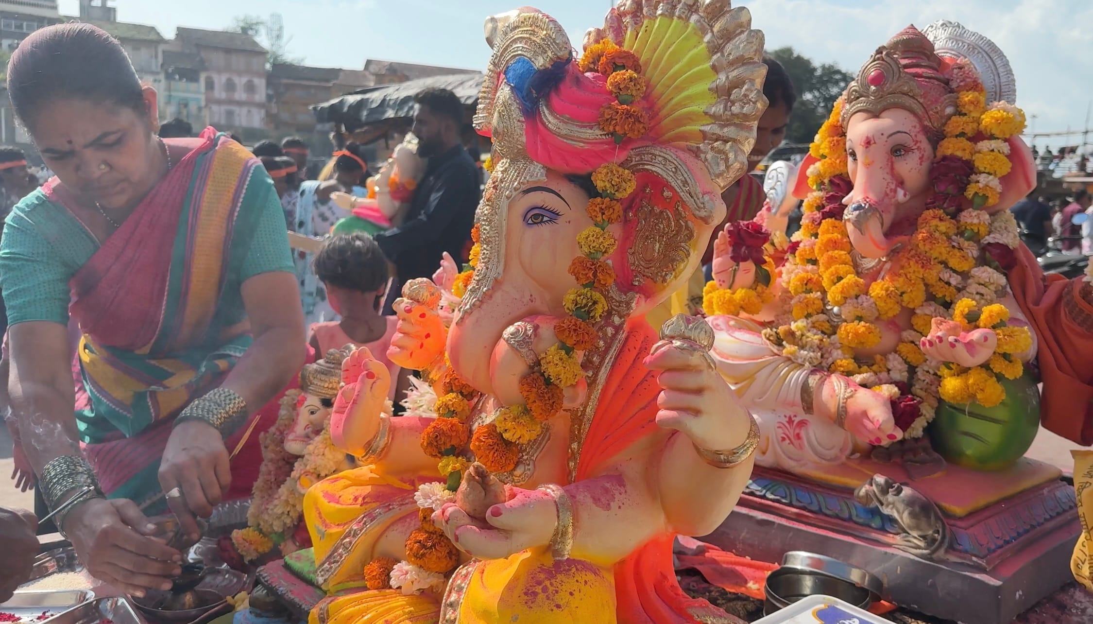 Ganpati Visarjan at Ramkund Nashik 2025 Ganeshotsav Anant Chaturdashi